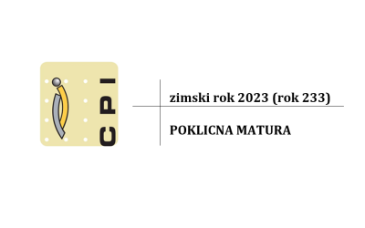 Obvestilo o zimskem roku poklicne mature