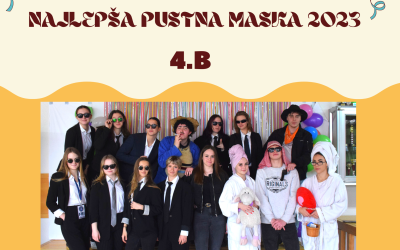Najlepše pustne maske na šoli
