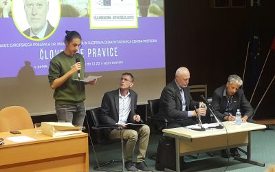 Obisk evropskega poslanca dr. Milana Brgleza na naši šoli